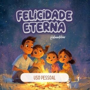 Caderno Felicidade Eterna Uso Pessoal infantil