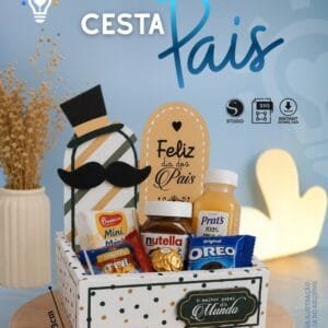 molde cesta cafe dia dos pais