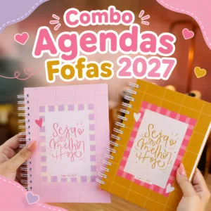 Combo Agendas Fofas 2027