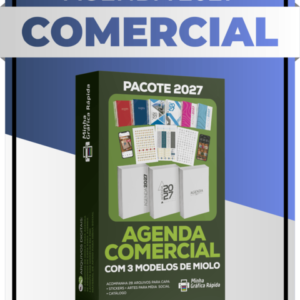 Combo Arquivo Agenda Comercial 2027 para Imprimir | PDF - Gráfica Rápida