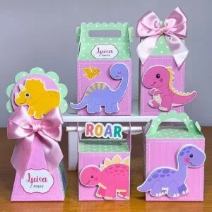 Dinossauro Rosa - Kit Festa Pronta