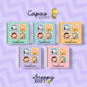 Coleção Encadernação 2027 Snoopy