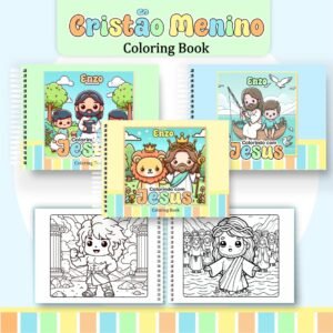 Livro de Colorir Cristã Menino