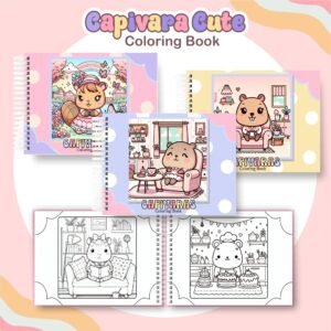Livro de Colorir Capivara Cute