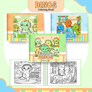 Livro de Colorir Dino
