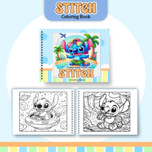 Livro de Colorir Stitch Menino
