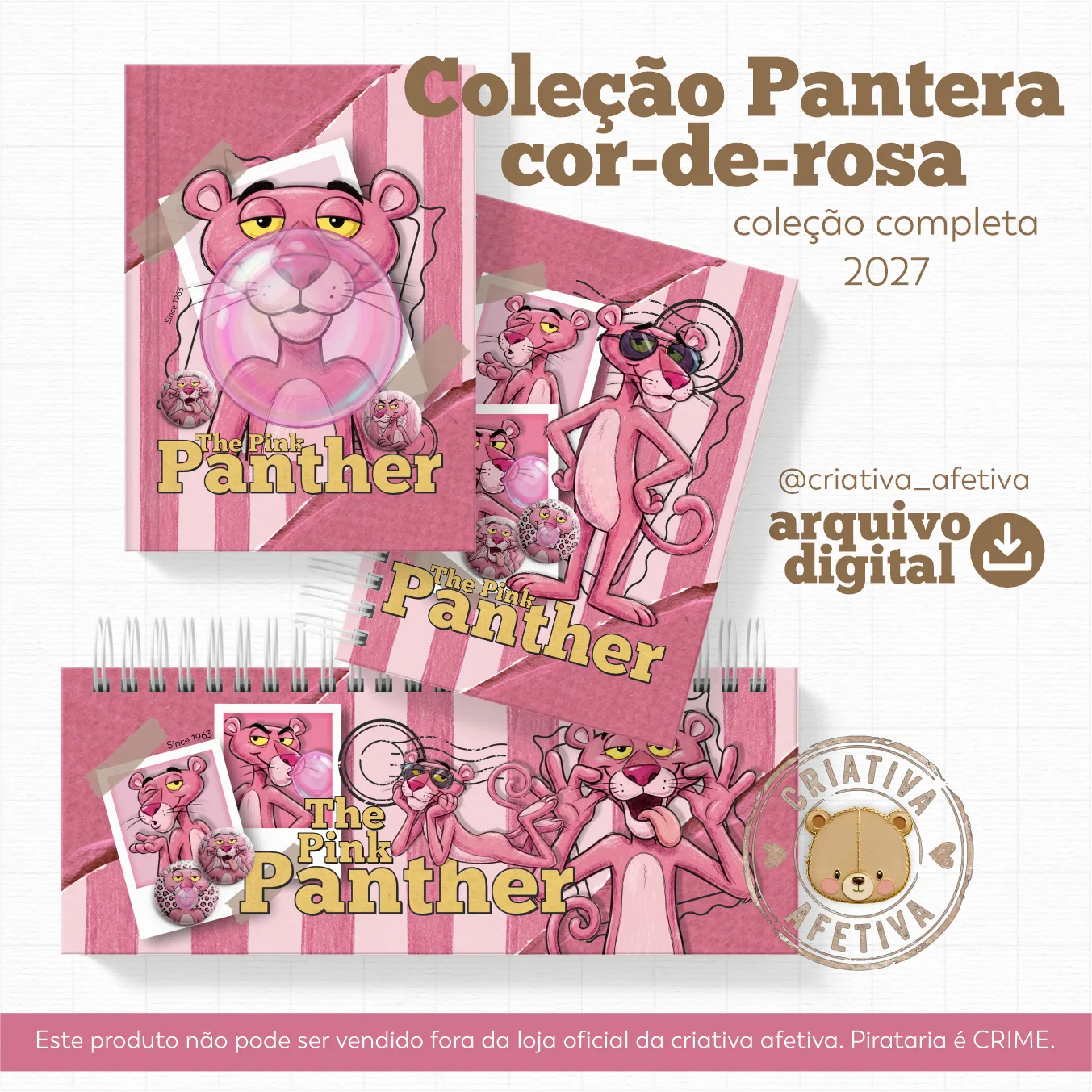 Pantera Cor de Rosa – Coleção Completa Encadernação 2027