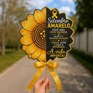 Girassol Setembro Amarelo – A Vida Importa