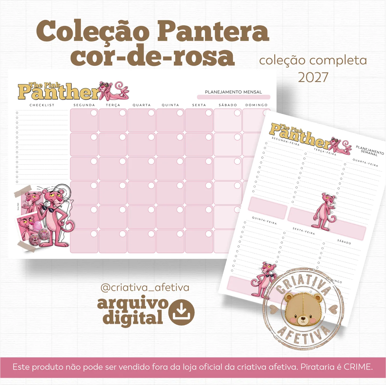 Pantera Cor de Rosa – Coleção Completa Encadernação 2027 - Imagem 3