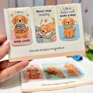 Arquivos Digitais - Marcadores de Página magnéticos - Cachorrinhos