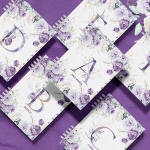 Coleção Violeta - Combo 26 Capas Alfabeto A a Z