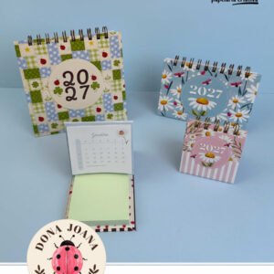Dona Joana - Pack Calendários ( português e español) + Vídeo aula (Tita)