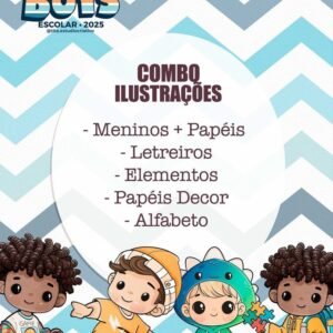 Little Boys - Combo Ilustrações e Papéis (Tita)