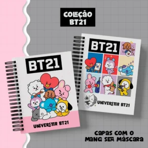BT21 Coleção Encadernação Minizinha - Volta às Aulas