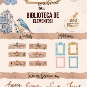 Devocional Criativo - Kit Digital ( Biblioteca de Elementos)